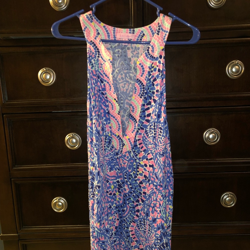 Lilly Pulitzer tic tac tile dress
